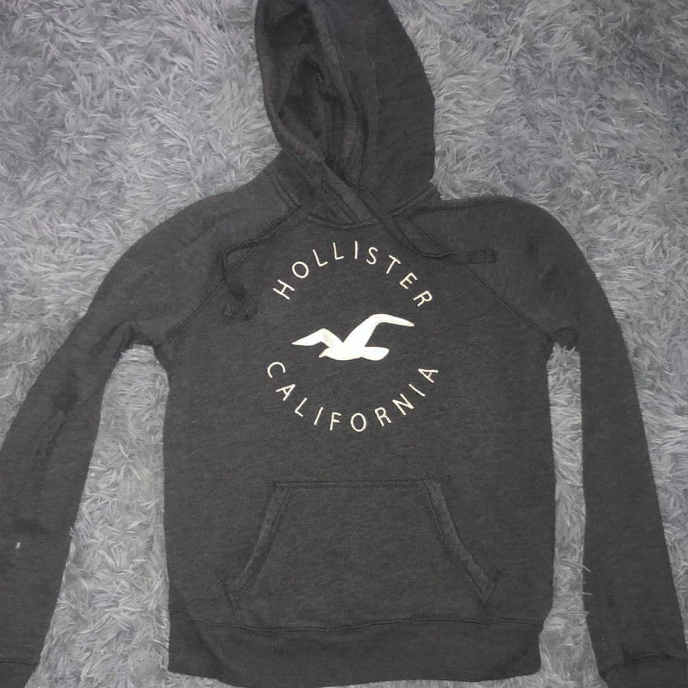 Gray Hollister Hoodie